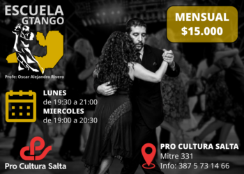 Flyers Nuevo Espacio de la Escuela GTango